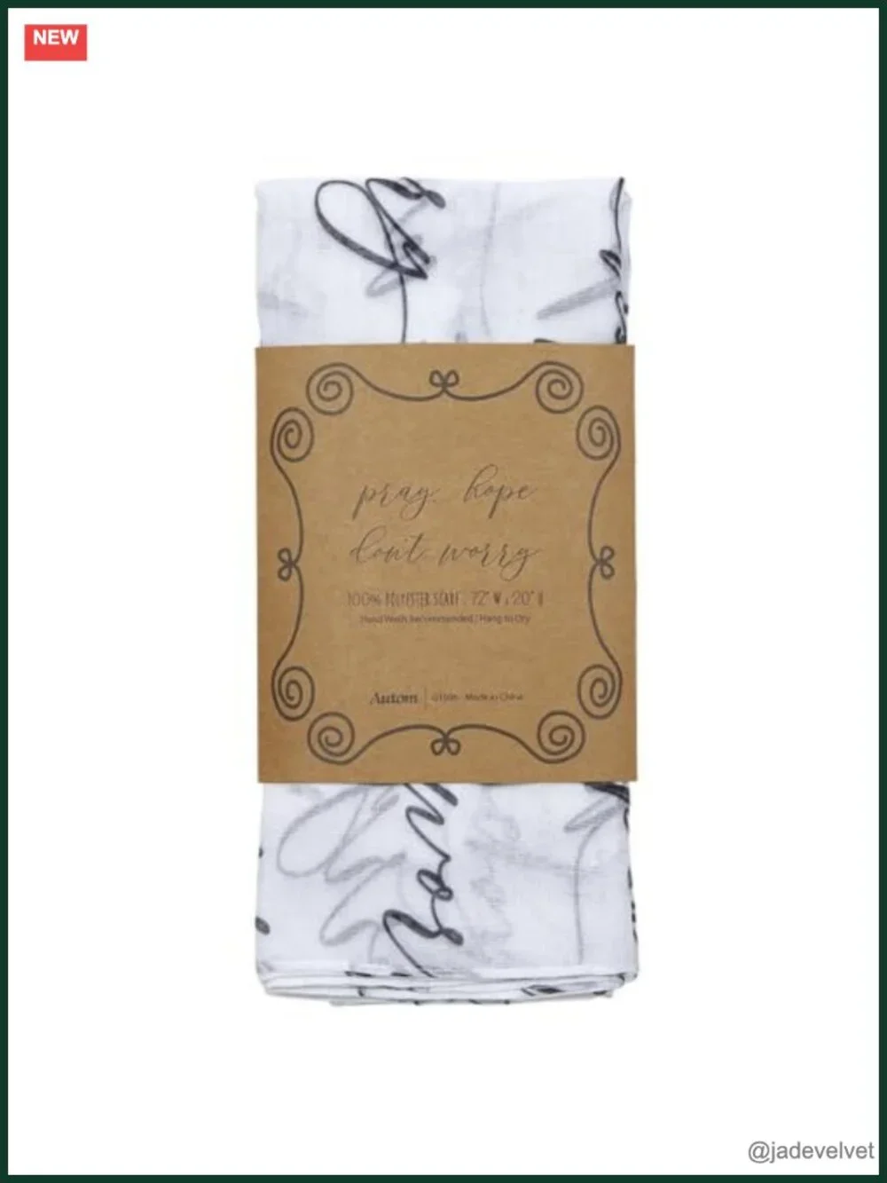 Prayer Scarf - Lightweight Polyester - Inspirational Gift
